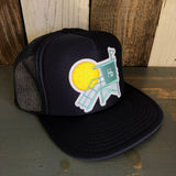 Hermosa Beach LIFEGUARD TOWER Trucker Hat - Navy Blue (Flat Brim)