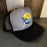 Hermosa Beach FIESTA Trucker Hat - Black/Grey/Black