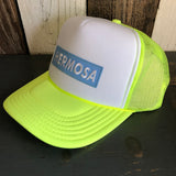 Hermosa Beach BLUE SUPREME HERMOSA Trucker Hat - Neon Yellow/White/Neon Yellow
