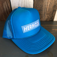Hermosa Beach BLUE SUPREME HERMOSA Trucker Hat - Neon Blue