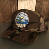Hermosa Beach SHOREFRONT Trucker Hat - Full Camouflage