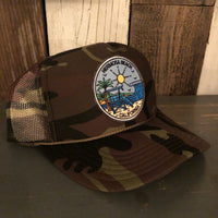 Hermosa Beach SHOREFRONT Trucker Hat - Full Camouflage