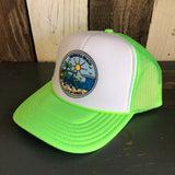 Hermosa Beach SHOREFRONT Trucker Hat - Neon Green/White/Neon Green