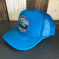 Hermosa Beach SHOREFRONT Trucker Hat - Turquoise