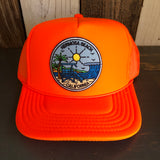 Hermosa Beach SHOREFRONT Foam Trucker Hat - Neon Orange