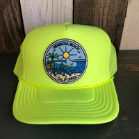Hermosa Beach SHOREFRONT Trucker Hat - Neon Yellow