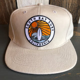 Hermosa Beach SOUTH BAY SURF (Multi Colored Patch) 6 Panel Mid Profile Baseball Cap  - Brushed Bull Denim