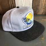 Hermosa Beach FIESTA 6 Panel Mid Profile Baseball Cap - Brushed Bull Denim