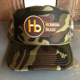 Hermosa Beach THE NEW STYLE Trucker Hat - Full Camouflage