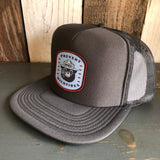 Smokey Bear...Prevent Wildfires Trucker Hat - Charcoal Grey (Flat Brim)
