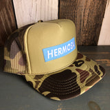 Hermosa Beach BLUE SUPREME HERMOSA Trucker Hat - CAMOUFLAGE Green/Light Loden/Green