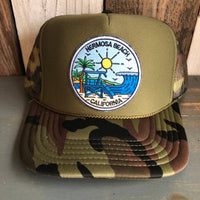 Hermosa Beach SHOREFRONT Trucker Hat - Camouflage/Olive