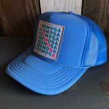 Hermosa Beach OCEAN DRIVE High Crown Trucker Hat - Col. Blue