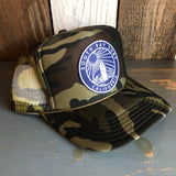 SOUTH BAY SURF (Navy Patch) Trucker Hat - Full Camouflage