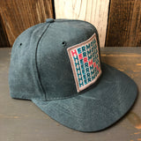 Hermosa Beach OCEAN DRIVE 6 Panel Mid Profile Baseball Cap - Dark Green