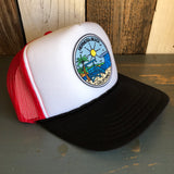 Hermosa Beach SHOREFRONT Trucker Hat - Red/White/Black
