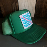 Hermosa Beach OCEAN DRIVE High Crown Trucker Hat - Kelly Green