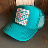 Hermosa Beach OCEAN DRIVE High Crown Trucker Hat - Jade Green