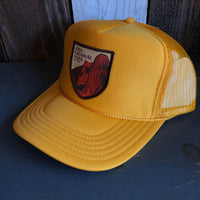 ZION NATIONAL PARK Est. 1919 High Crown Trucker Hat - Gold
