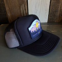 YOSEMITE NATIONAL PARK Est.1890 High Crown Trucker Hat - Navy
