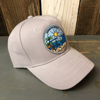 Hermosa Beach SHOREFRONT 6 Panel Mid Profile Baseball Cap - Grey