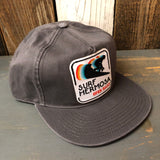 SURF HERMOSA :: OPEN DAILY - 5 Panel Low Profile Style Dad Hat - Charcoal Grey