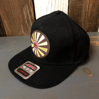 Hermosa Beach SUNBEAMS "OTTO COMFY FIT" 6 Panel Mid Profile Snapback Hat - Black