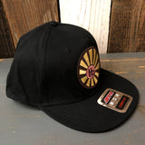 Hermosa Beach SUNBEAMS "OTTO COMFY FIT" 6 Panel Mid Profile Snapback Hat - Black