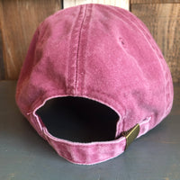 Hermosa Beach MUY HERMOSA :: COASTAL EDITION MINI Low Profile Dad Hat - Maroon