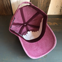 Hermosa Beach MUY HERMOSA :: COASTAL EDITION MINI Low Profile Dad Hat - Maroon