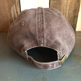 Hermosa Beach MUY HERMOSA :: COASTAL EDITION MINI 6 Panel Low Profile Style Dad Hat - Brown