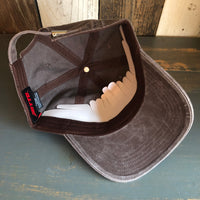 Hermosa Beach MUY HERMOSA :: COASTAL EDITION MINI 6 Panel Low Profile Style Dad Hat - Brown