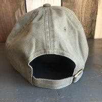 Yellowstone National Park 6 Panel Low Profile Style Dad Hat - Olive Green