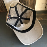 Yellowstone National Park 6 Panel Low Profile Style Dad Hat - Dark Khaki