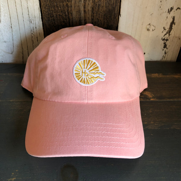 Hermosa Beach CLASSIC MINI HB 6 Panel Low Profile Dad Hat - Pink