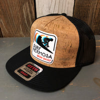 SURF HERMOSA :: OPEN DAILY Trucker Hat - Black/Cork