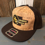 Hermosa Beach THE NEW STYLE Premium Cork Trucker Hat - Brown