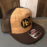 Hermosa Beach THE NEW STYLE Premium Cork Trucker Hat - Brown