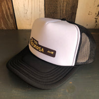 Hermosa Beach HERMOSA AVE Trucker Hat - Black/White/Black
