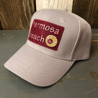 Hermosa Beach WELCOME SIGN 6 Panel Mid Profile Baseball Cap - Grey