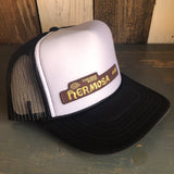 Hermosa Beach HERMOSA AVE Trucker Hat - Black/White/Black