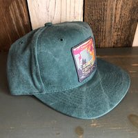 Grand Canyon National Park - 6 Panel Mid Profile Baseball Cap - Dark Green