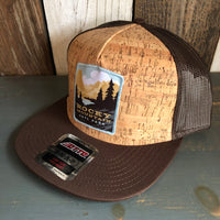 Rocky Mountain National Park Premium Cork Trucker Hat (Brown)