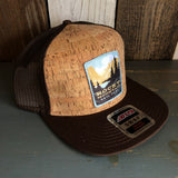 Rocky Mountain National Park Premium Cork Trucker Hat (Brown)