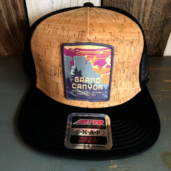 Grand Canyon National Park Premium Cork Trucker Hat (Black)