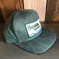 Hermosa Beach FIESTA HERMOSA 6 Panel Mid Profile Baseball Cap - Dark Green