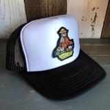 I THINK I LOVE YOU, SMOKEY BEAR Trucker Hat - Black/White/Black