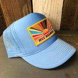 Hermosa Beach MUY HERMOSA High Crown Summer Foam Front/Mesh Back - Columbia Blue