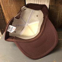 SOUTH BAY SURF (Multi Colored Patch) Winter All Foam Cap Hat - Brown/Khaki/Brown