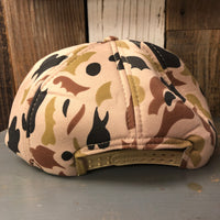 Hermosa Beach LIFEGUARD TOWER Camo Winter All Foam Cap Hat - Sand Camo Full